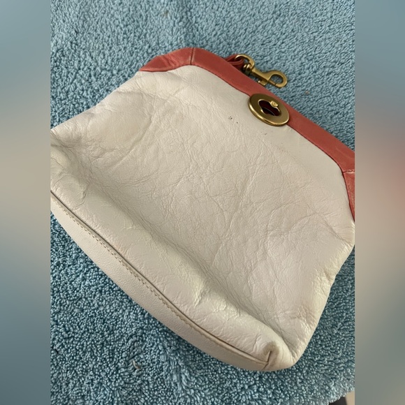 Coach Parker Turnlock Wristlet - Mini Pochette bag Chalk Coral - Picture 3 of 8